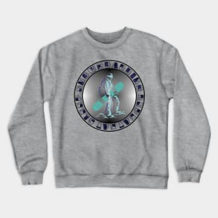 Snowboarder Silhouette Crewneck Sweatshirt